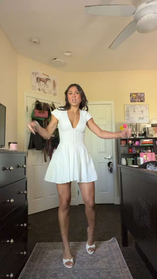 can't go full out in the heels just yet 