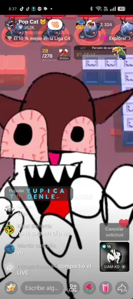 yupicat @Pop Cat 😼 pide yupi a gritos