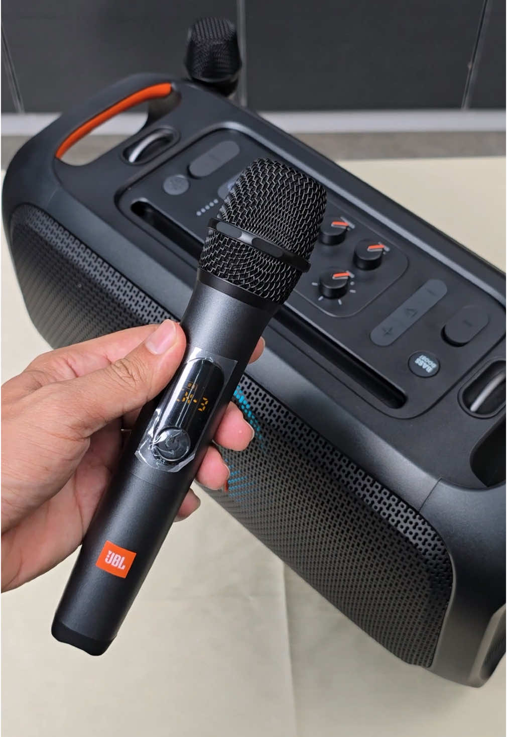 100W Portable Bluetooth Party Speaker with Wireless Microphone | JBL PartyBox On-The-Go Essential #audio #bluetoothspeaker #portablespeaker #audio #microphone #partybox #jbl #fyp #usa_tiktok #usa 