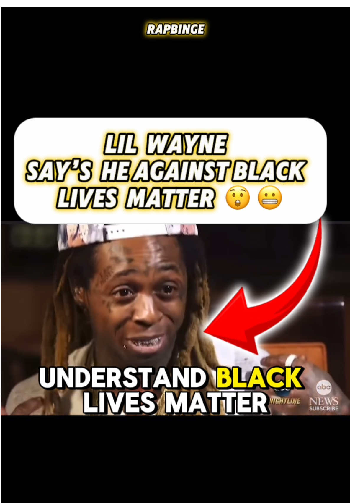 Lil Wayne say’s he’s Against Black Lives Matter 😲😬 #blm #lilwayne #fypviral 
