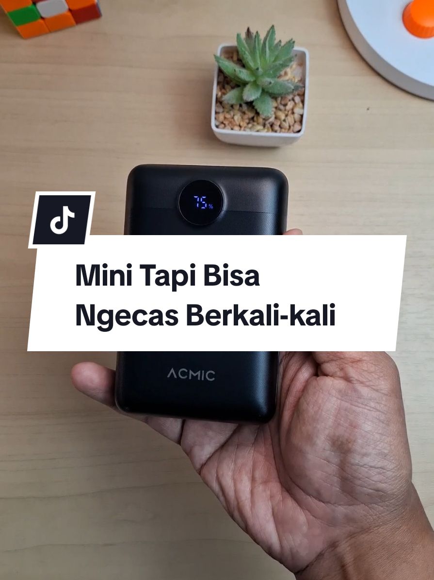 Powerbank Mini 20.000mAh Real Capacity Fast Charging. Acmic Digimax #powerbank #powerbankfastcharging #powerbank20000mah #powerbankacmic #powerbankmini 