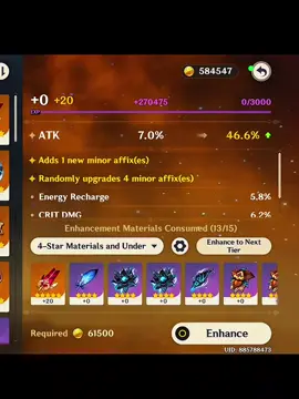 This could have been a good peice though but the roll says otherwise geez!! @genshinimpact_en #gemshinimpact #artifactsgenshin 