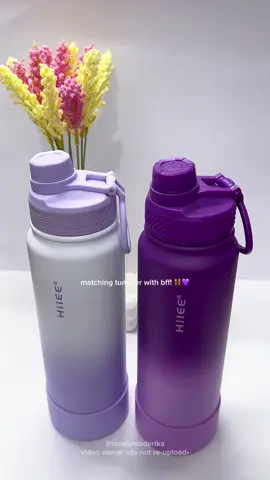 purple tumbler reco!! #tumbler #hilee #hileeflask #hileerecommended #tumblerstainless #purple #fyp 