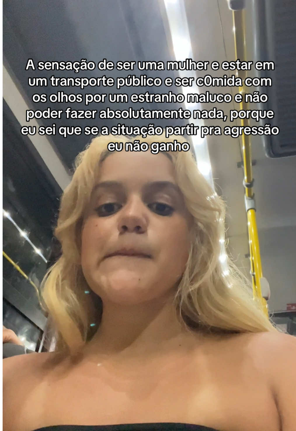 Cuidado meninas! Peçam ajuda pra alguém se precisarem, eu já estava com os dedos nos botões de emergência do celular pra caso algo acontecesse, não tinha a quem socorrer no momento, e também fiquei com medo e nervosa, porém filme tudo caso o pior acontecesse… está tudo gravado  #assediomoral #assedioecrime #mulheres #fyp #foryoupage 
