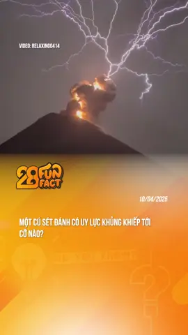 MỘT CÚ SÉT ĐÁNH CÓ UY LỰC KHỦNG KHIẾP TỚI CỠ NÀO? #theanh28 #theanh28news #theanh28funfact #tiktoknews