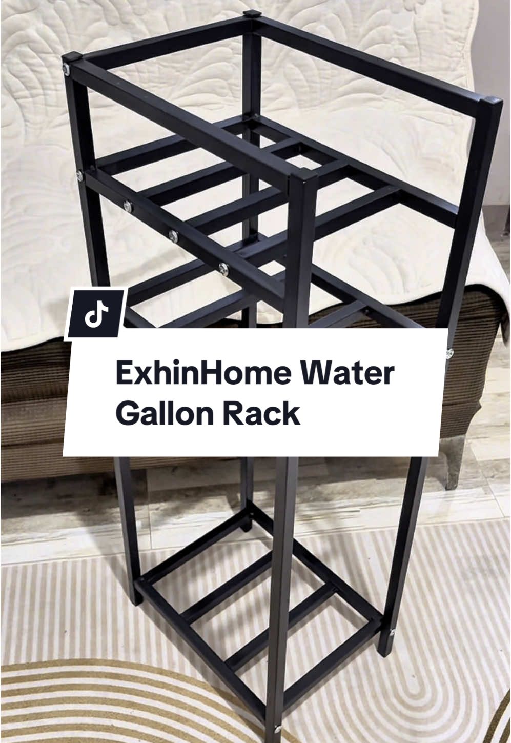 Ayan dalawa na ang aking water gallon rack! #watergallonrack #fyp 