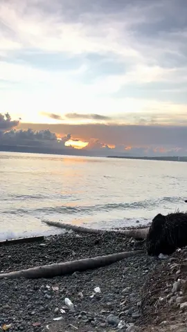 Jika ada yg lebih tenang itu mungkin duduk berdua denganmu dipinggir pantai dan ditemani gemuruh ombak yg begitu tenang dengan hamparan sunset disore hari yg indah tiada taraa🌊🌊 #tanggamus_lampung #pantaitanggamus #tanggamus 
