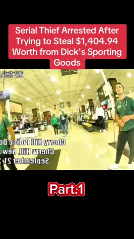 Serial Thief Arrested After Trying to Steal $1,404.94 Worth from Dick's Sporting Goods. #cops #police #crime #policeofficer 