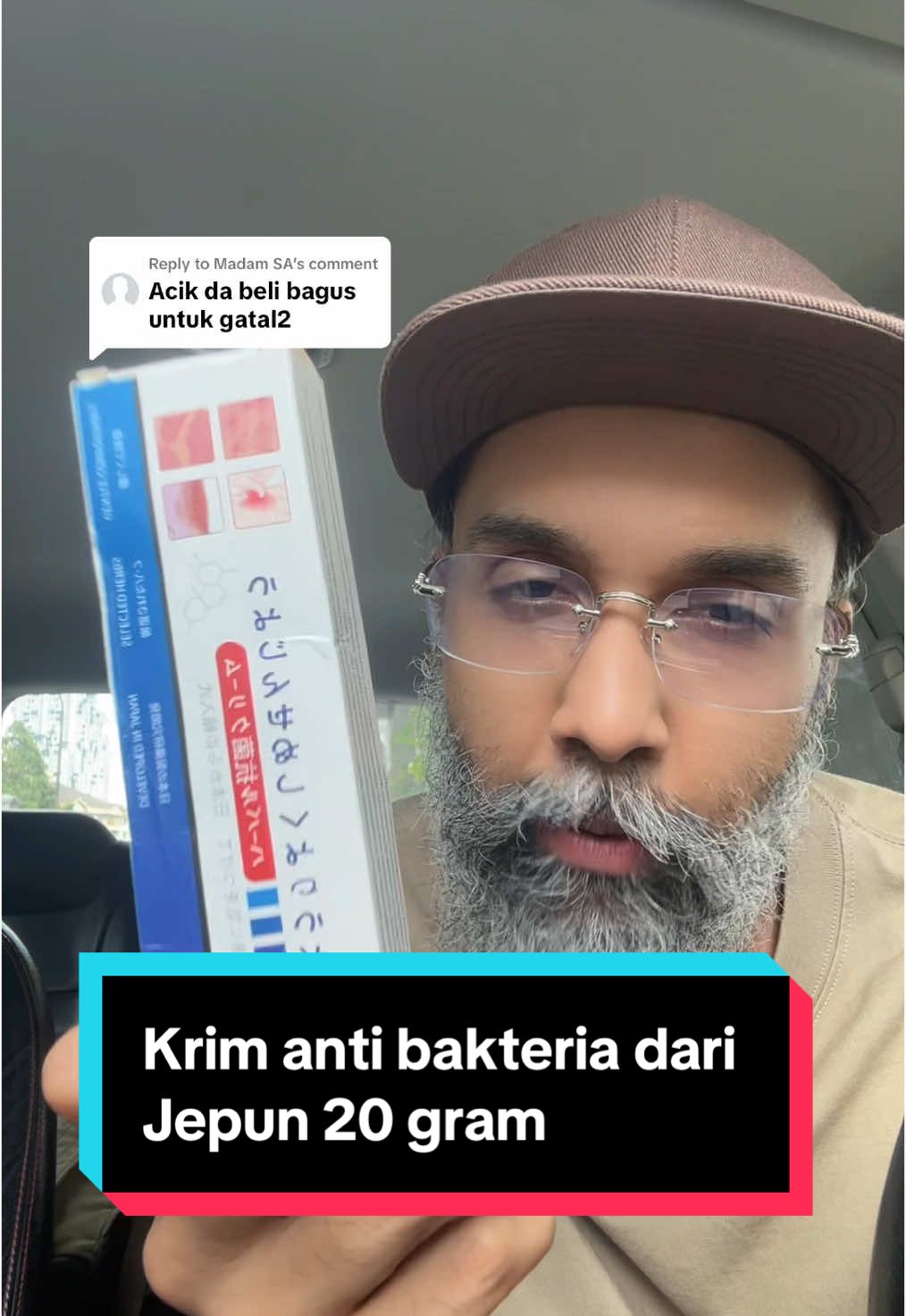 Replying to @Madam SA Krim anti bakteria mmg blh guna utl kulit sensitive yg gatal2… Produk dari Jepun… Krim ni guna herba tak de chemical ya… #krim #krimgatal #krimmurah #krimviral 