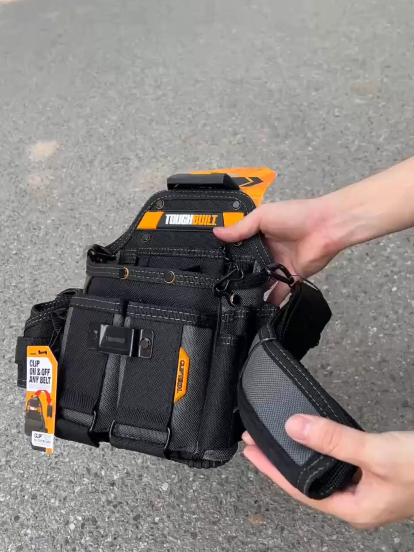 TOUGHBUILT ClipTech Master Electrician's Pouch Bag #fyp #lifehacks #DIY #toughbuilt #sumwuconcept #heavyduty #handtools #hardware #jobsite #alat #contractor #maintenance #carpenter #electrician #tukang #handtools #beg #toolbag #belt #wire #cable #elektrik #repair