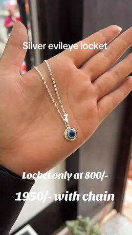 Dm  us on instagram to place your order  Silver evileye locket  #silverlocket #silver #locket #evileye #affordablejewelry #affordable #onlinestore #tiktokneapl🇳🇵 #creatorsearchinsights #nepalionlinestore🇳🇵 