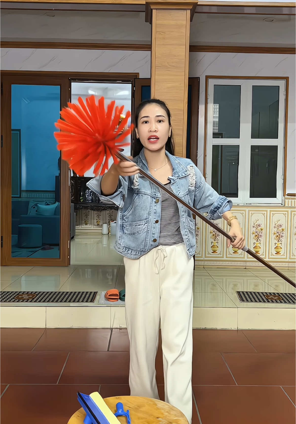 Cây chổi quét trần nhà 3 in 1 #choiquettrannha #choiquetmangnhen #choiquettrannha3in1 #choiquettrannhagapgon #dogiadung #nhung1m45 