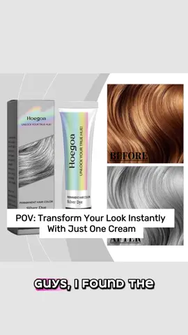 Hoegoa Grey Hair Cream Moisturizes Hair For A Long Time Haircare Plant Moisturizer Moisture