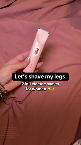 Dropping the old school shavers for this electric razor tho #electricshaver #electricshaverwomen #shaverforwomen #shaveroutine 