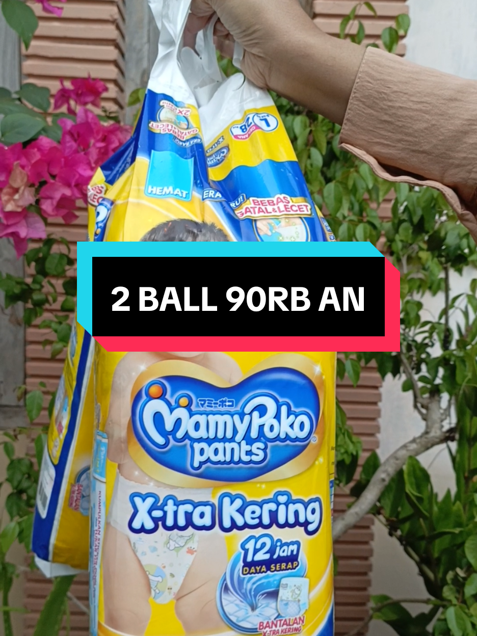 Promo terbatas mamy Poko anak 2 ball 90rb an. harga sewaktu waktu bisa berubah. CEK keranjang!!! #mamypoko  #mamypokopants  #mamypokomurah #mamypoko2ball 