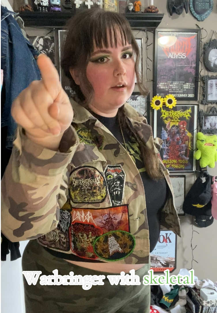 Warbringer Concert Fit #metal #deathmetal #thrash #thrashmetal #warbringer #skeletalremains #allegaeon 