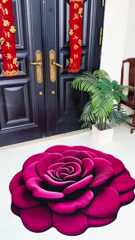 3D flower floor mat#flooring #fyp #tiktok #mat 