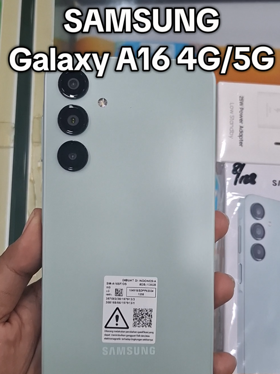 SAMSUNG Galaxy A16 4G RAM 8/128 2.699 4G RAM 8/256 3.099 5G RAM 8/256 3.499 Barang segel, nego tipis langsung wa di bio.. #GalaxyA16 #SamsungIndonesiaMenang #fyp 