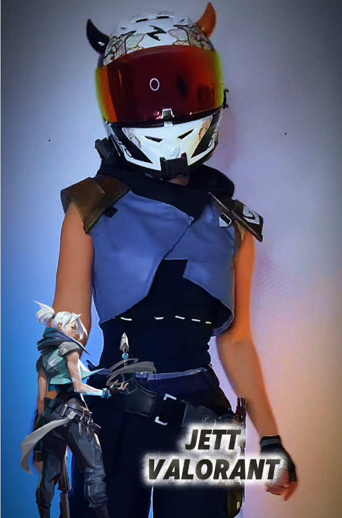 It’s Friday! Yall chose Jett this week to match with Jennie 🖤  #bikergirl #biketok #sakurides #dancingbiker #jett #Valorant #cosplay #Jennie 