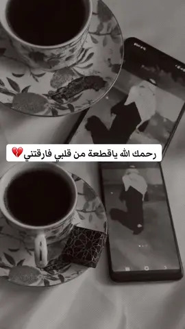 رحمك الله ياقطعة من قلبي فارقتني💔