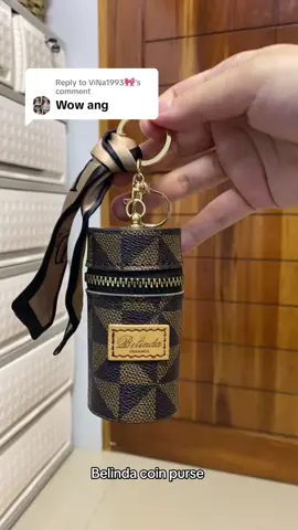 Replying to @ViNa1993🎀 belinda coin purse na shala shala ang atake sissy ko!! apaka gandaaa huhu. infairness hindi mukang mura ha #coinpurse #belindacoinpurse  #belinda #belindabags #keychain  #smallpurse 