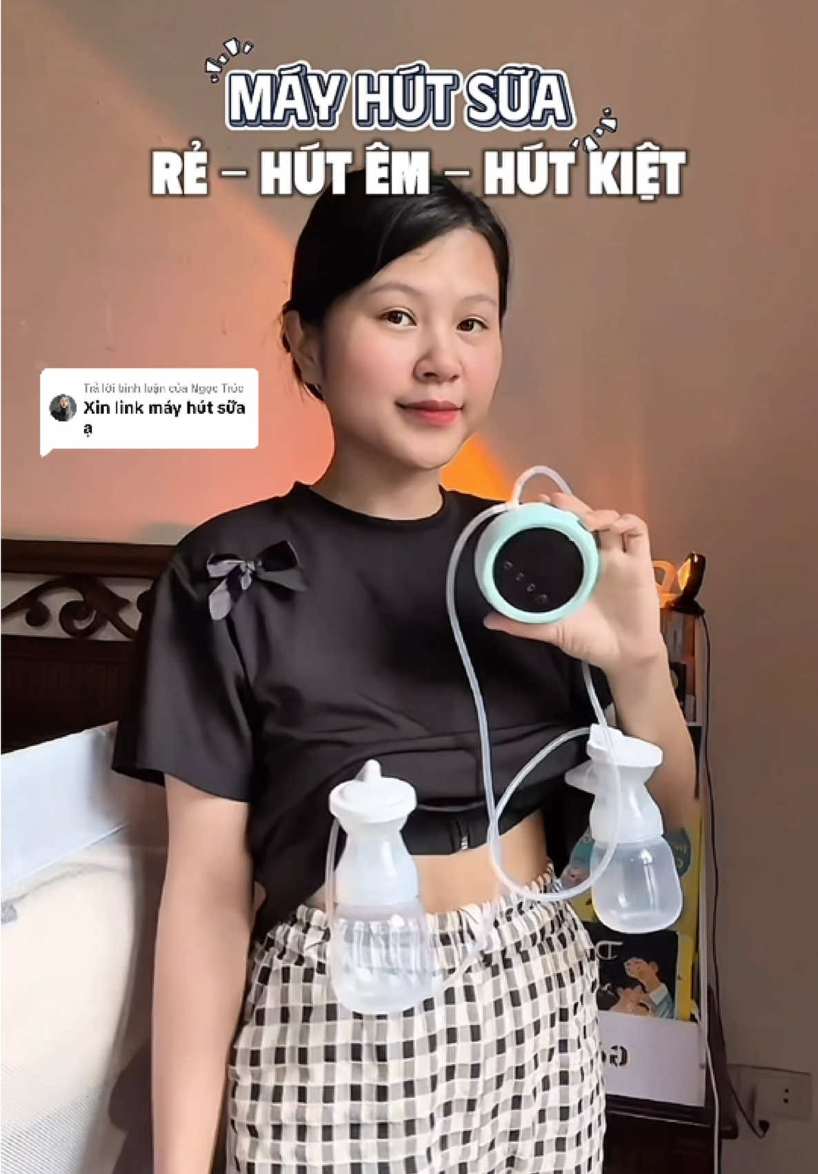 Trả lời @Ngọc Trúc Chiếc máy hút sữa mà rất nhiều mom quan tâm đây ạ. Em này có 9 cấp độ phân khúc giá Rẻ mà dùng oki các mom tham khảo thử nha.  #mevabe #mebimsua #mayhutsua #mayhutsuadiendoi #missbaby 