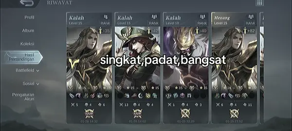 Bagian 111 | Cape Lostreak Mulu 🔥 #quetsmlbb #fyp #mobilelegend #mlbb #katakata #fypp 