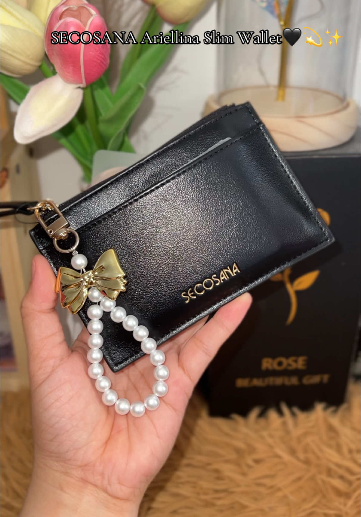 Ang Ganda ng bagong release na slim wallet ni Seco! 🥹🖤✨💫 #secosana #secosanawallet #wallet 