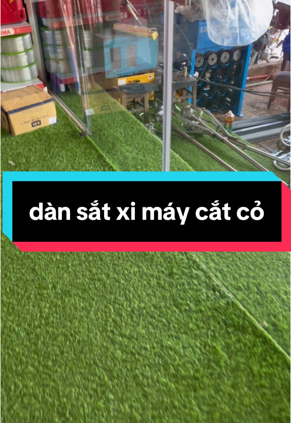 Dan sắt xi dành cho máy cắt cỏ#tiktokdienmay #dienmay70bc 