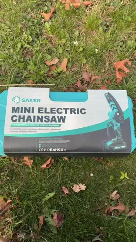 Saker Mini Chainsaw - Portable Electric Cordless Pruning Saw with Upgraded Copper Motor, 2OV 1500mAh Rechargeable Battery, Lightweight Design Springtok. #smartsaker #saker#springtok #verysatisfying #foryoupage #goviral @smartsaker_official.