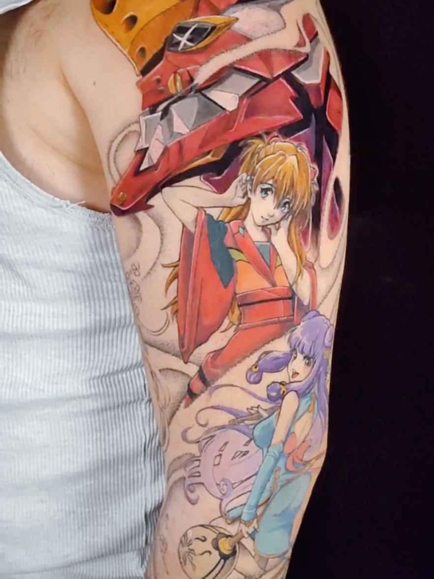 #uruseiyatsura #lamu #ranma #shampoo #maomao #theapothecarydiaries #frieren #evangelion #asuka #animetattoo #mangatattoo 