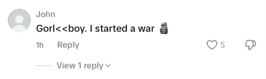 1 reply bro did not start a war 🥀#funny #meme #goofy #fyp 