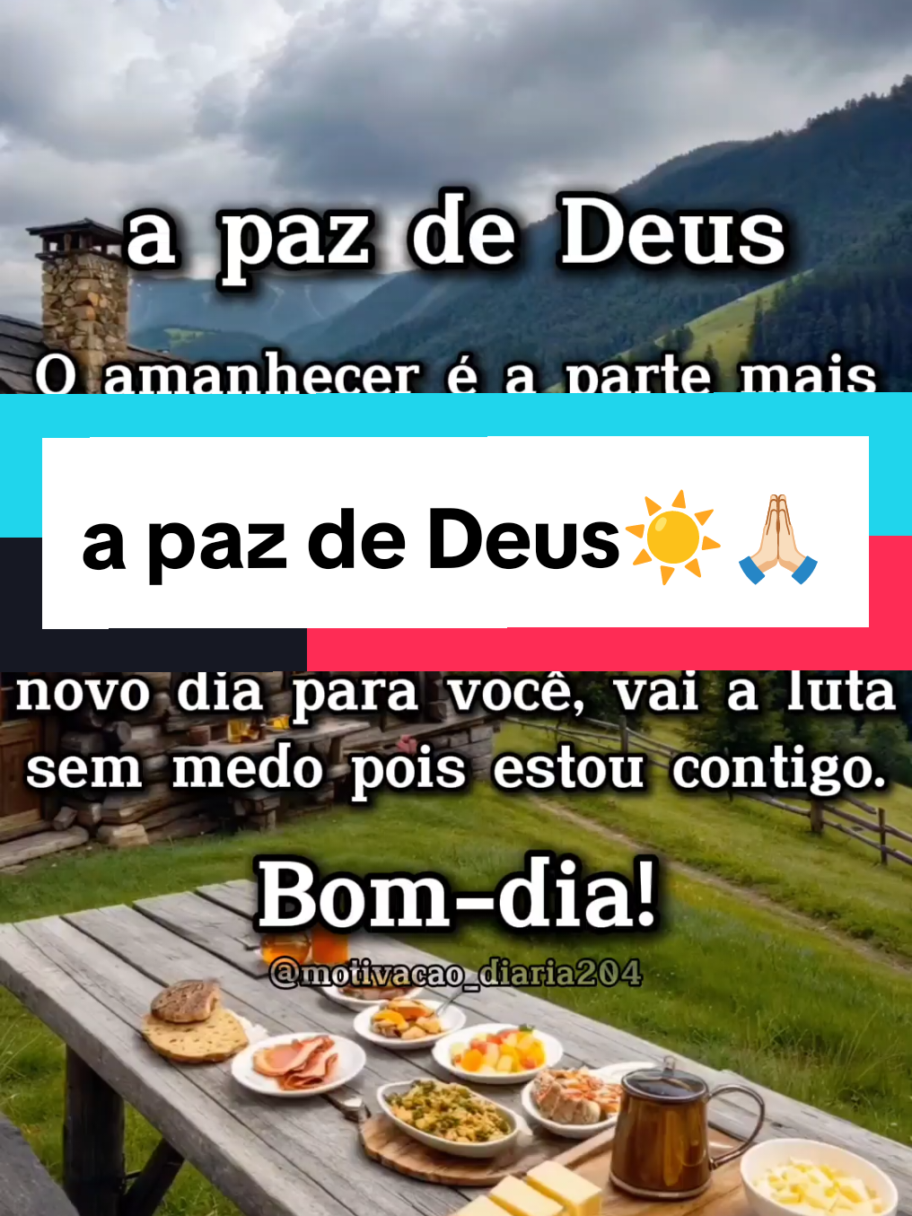 a paz de Deus O amanhecer nos lembra da beleza que cada dia traz. É Deus nos convidando a levantar e buscar Sua paz,Que Sua luz ilumine nosso caminho deixe nos comentários qual parte mais te emocionou do vídeo...                                     #bomdia#ccb#motivação#reflexão 
