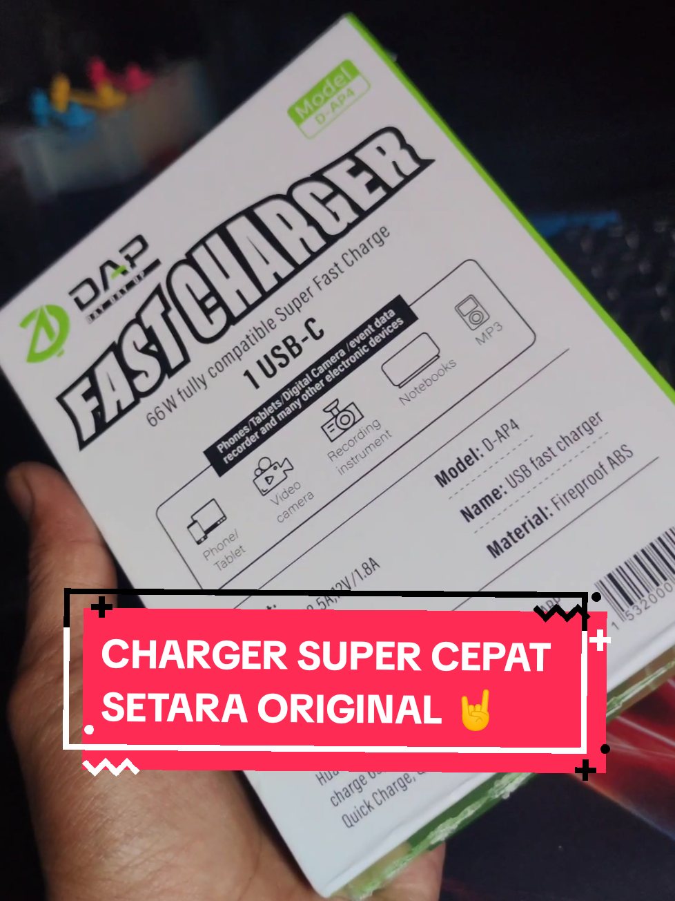 Masih pake charger lama yang bikin nunggu seabad? 🗿 Upgrade sekarang ke DAP VVOC Fast Charging! 😎 Ngecas super ngebut, gak bikin HP panas, dan aman buat semua tipe C Android dan Lainnya..  Desain keren, colokan kuat, gak gampang rusak! Cocok buat lo yang aktif, butuh kecepatan, dan gak sabaran nunggu batre penuh~ Harga? Ramah dompet, kualitas dewa! Yuk buruan order, stok cepet ludes! 🔥 #chargerfastcharging #chargerDAP #chargervvoc #fastchargingmurah #cascepattahanlama #fyp #tiktokgadget #chargercepat #gadgetmurah #alatgadget #tiktokfyp #viralbanget #chargerkenceng #anakgadget #techupdate