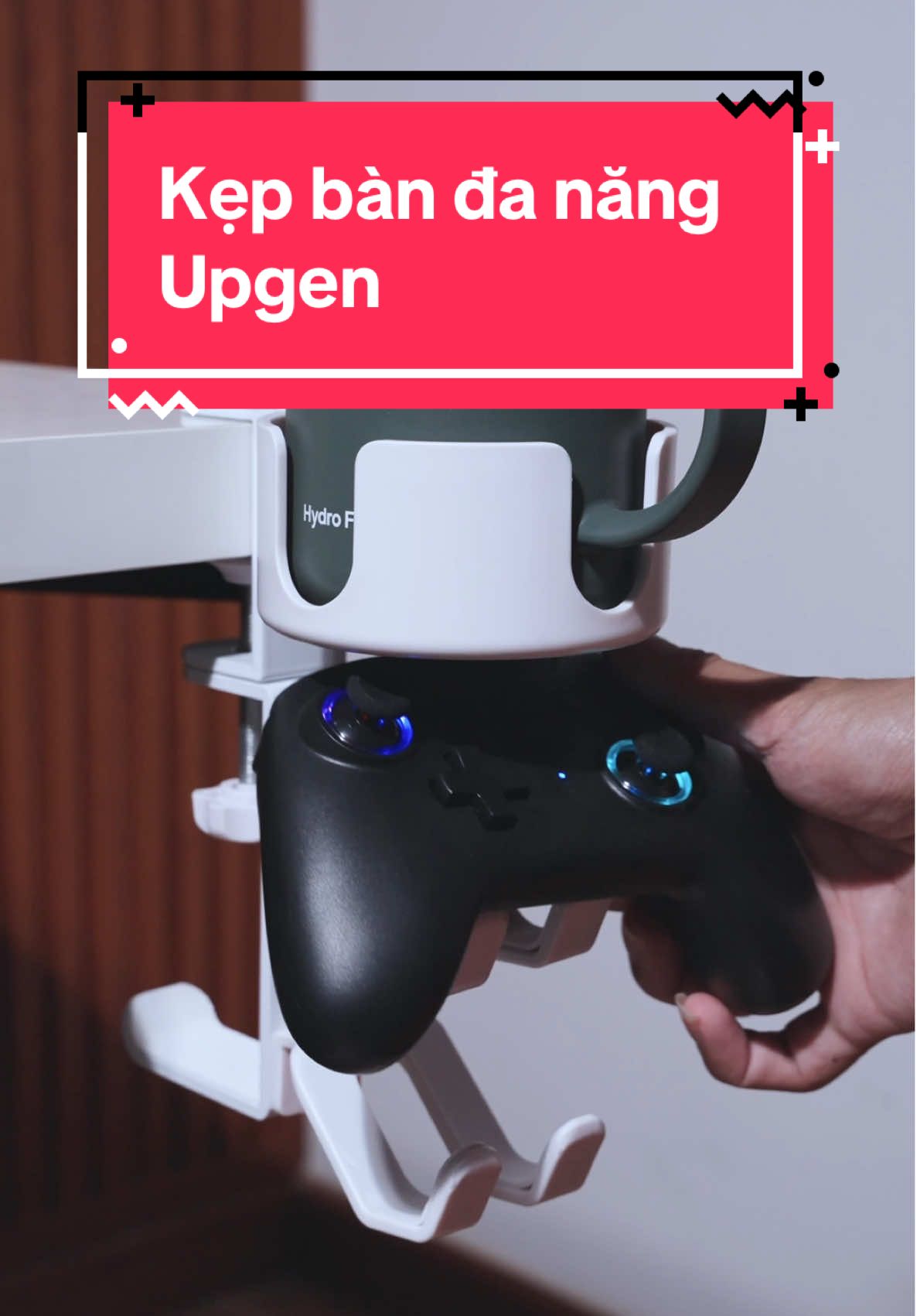 Quả kẹp bàn nâng cấp màu trắng này đỉnh quáaaaaa  #upgenmultiholder #upgenvietnam