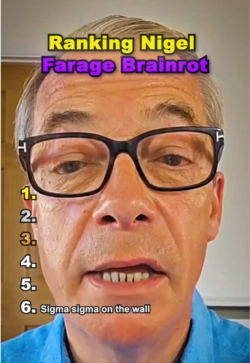 The future prime minister 💀 #fyp #nigelfarage #brainrot #ukmemes #skibidi #funnytiktok #rank 