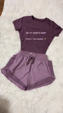 Luckily found these affordable shirt and dri-fit shorts ✨ #Running #sportswear #drifit #jogging #yogashirt #gymoutfit 