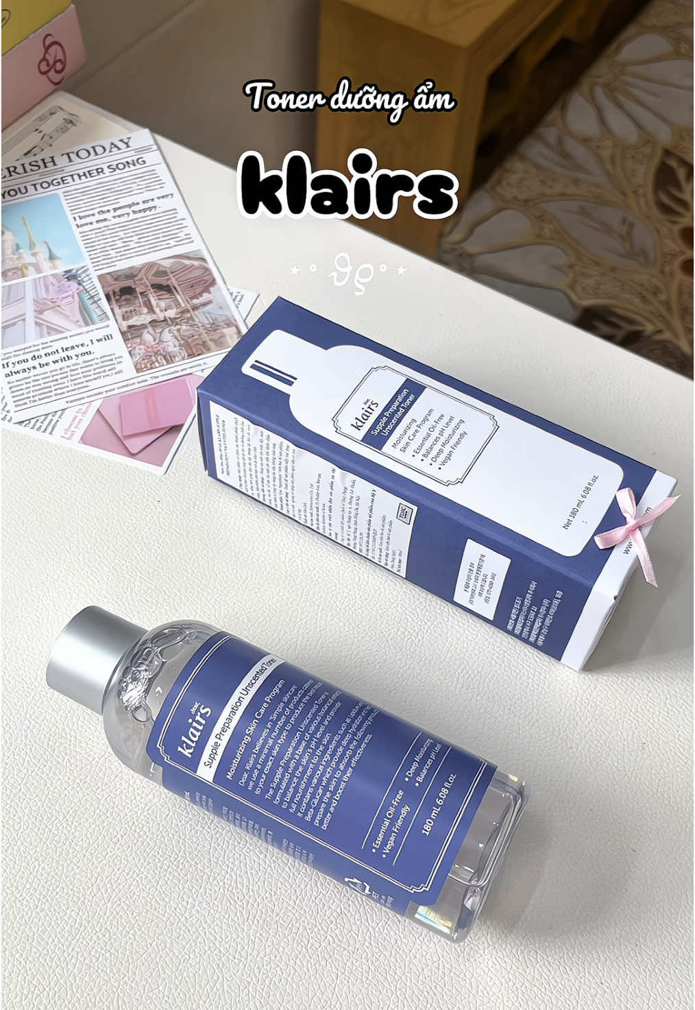 #klairs #toner #tonerklairs #tonerviral #duongam #skincare #makeup #makeuptips1606 