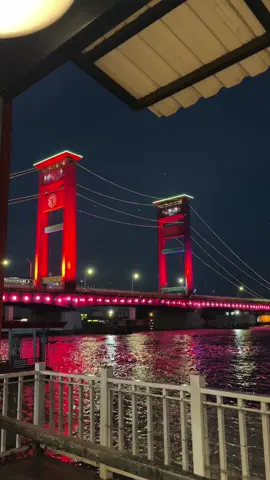 Komang Ampera ku juga indah😍 #palembangcity #palembang #citylights #fyp #bestview #ampera #fyppppppppppppppppppppppp 