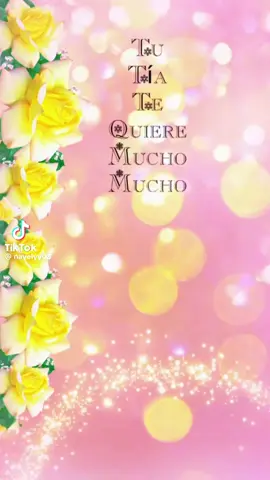 Para mi sobrina, con todo mi cariño. Una jovencita tan encantadora, fuerte, cariñosa e inteligente. Me siento más orgullosa de ser tu tía. Puede que no vivamos cerca, pero siento que ninguna distancia puede separar ese vínculo tan especial que compartimos. Te quiero mucho, Dios te cuide siempre!! #felizcumpleaños🌹🎂🧁🎁🎉🎊  @Carmela Mendoza @Cm.eve @ᴬⱽᴿᴵᴸ  @AVRIL C . M @keysofia08  @Mireya Avalos ❤️‍🔥 