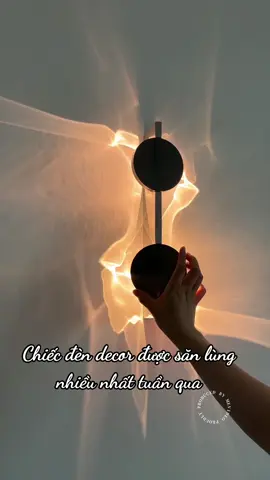 Đèn decor xinh #decor ##dentreotuong #dentrangtri #denngu #denphale