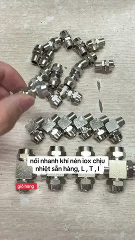 nối nhanh khí nén, cút nối nhanh iox chịu nhiệt các loại sẵn hàng #thietbikhinen #phukienkhinen #maynenkhi #cokhichetao #airtac #chetaomay #pitong #benhoikhinen 