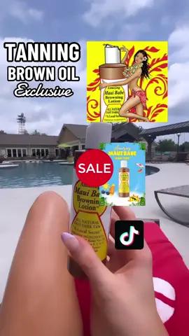 first bottle of the summer!! trying this stuff out for the first time🙏🙏 #mauibabe #tanninglotion #tanning #Summer #bikini #mauibrowninglotion #browninglotion #foryou #fyp