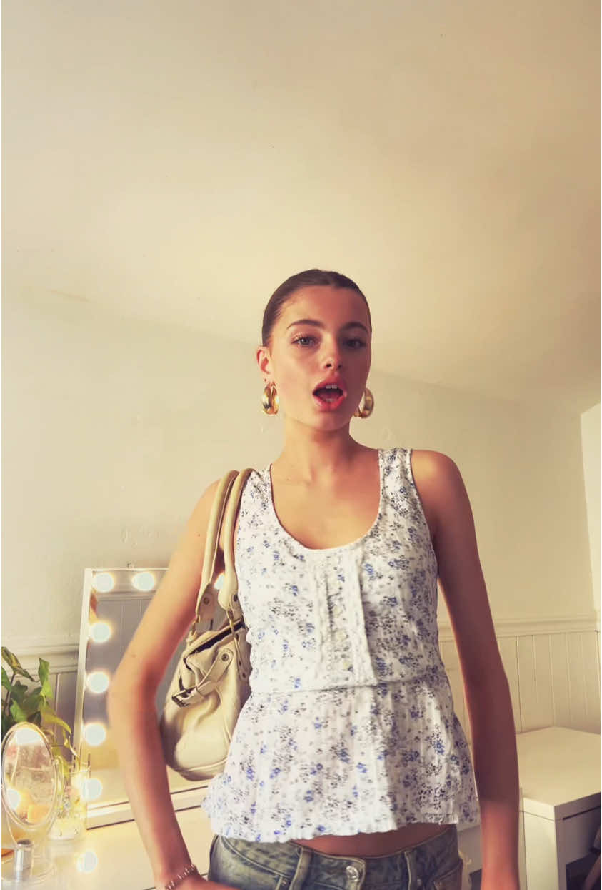 £1 dress into a top yes pls