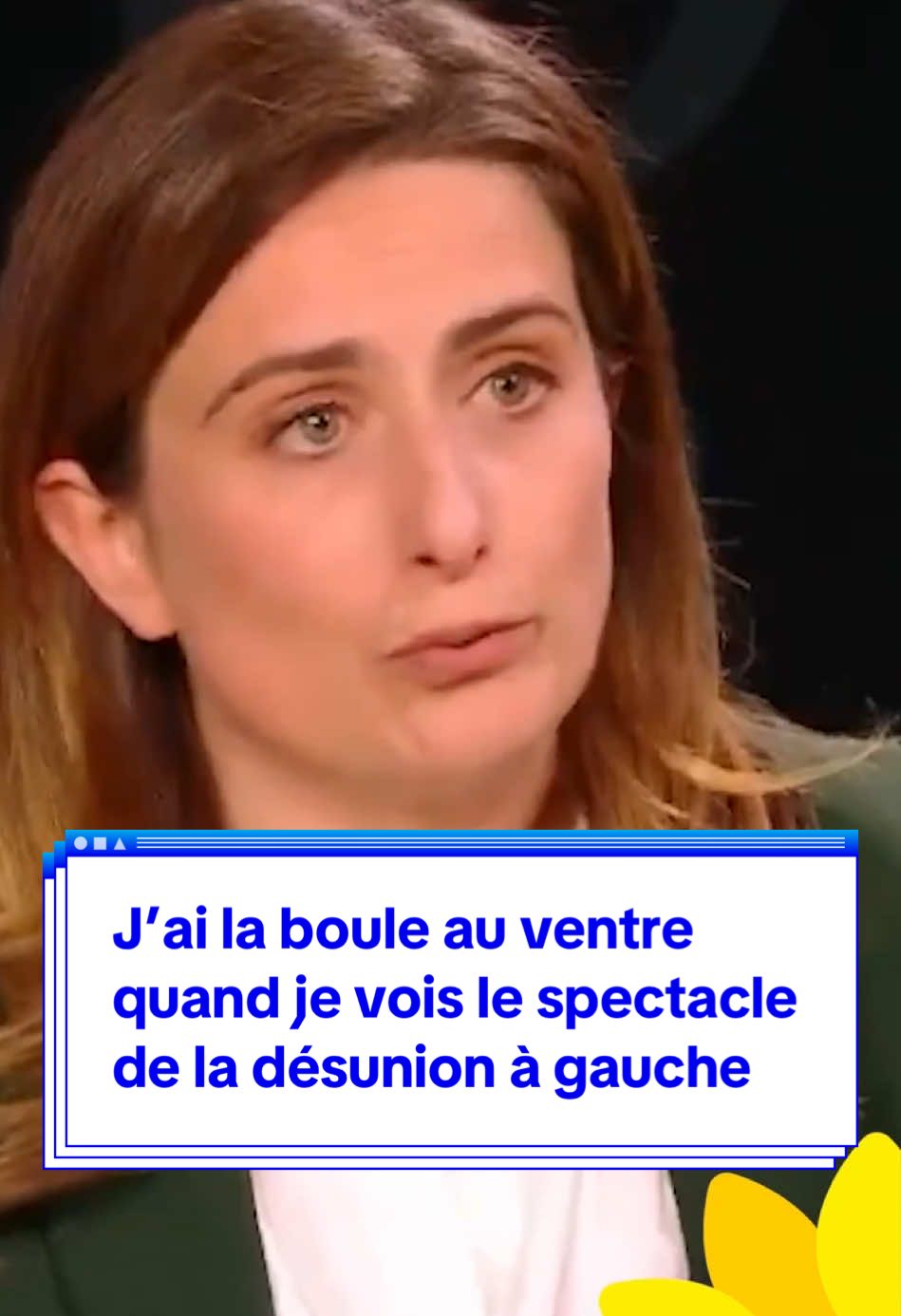 Quand je vois le décalage entre le spectacle de la désunion à gauche et la menace de l'extrême droite, j'en ai la boule au ventre. Et je pense que les personnes racisées, binationales, LGBTQIA+, défenseuses du vivant et des droits humains trouvent ça indécent aussi.