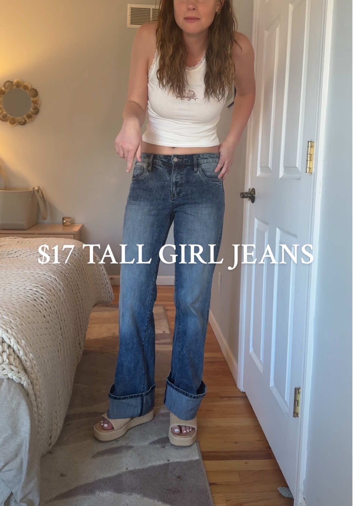 Never seen tall girl jeans this cheap before!! So Worth it!! #TikTokShopCreatorPicks #TTSDelightNow #SpringGlowUp #TikTokShopMemorialDay #TikTokShopMothersDay #tiktokshoprestock #SpringTok #TTSLevelUp #TTSFashionFam #springfashion #wardroberefresh #refreshyourspace #Aprilmademebuyit #SpringBreak 