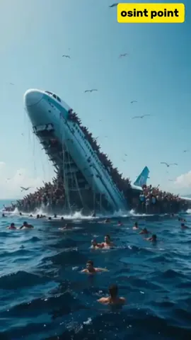 USA Aeroplane Sinking in Northsea😳 #northsea #aeroplanes #danger #dangerous 
