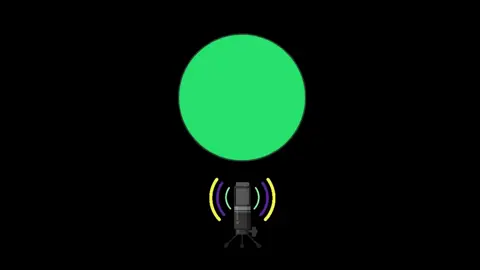 Black Podcast Template Background | Green Screen #template #podcast #greenscreenvideo
