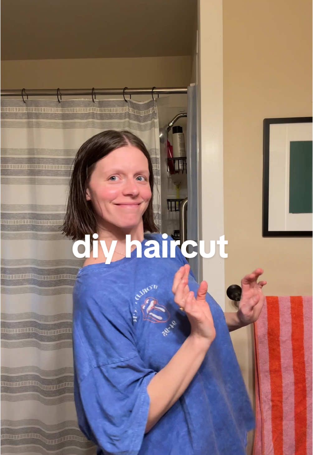 I said I would stop wasting money on haircuts this year cause I have the WORST luck and always get bad haircuts. I don’t think it turned out to bad! And my hubby killed it with straightening it out! 10/10 win. 