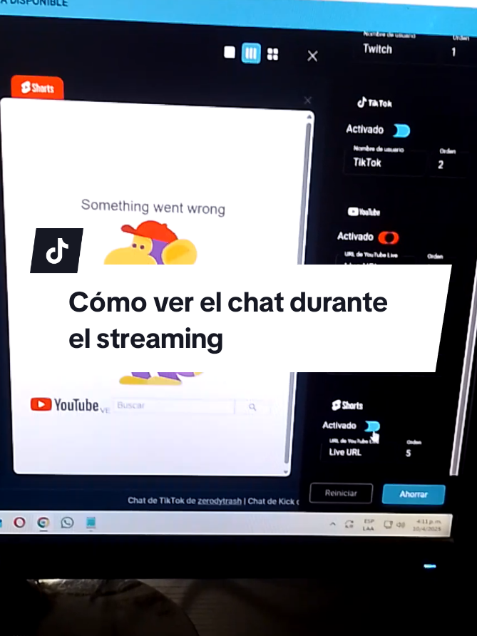 Cómo ver los chat durante un streaming #streaming #stream #live 